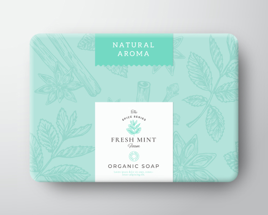 Compostable soap wrappers